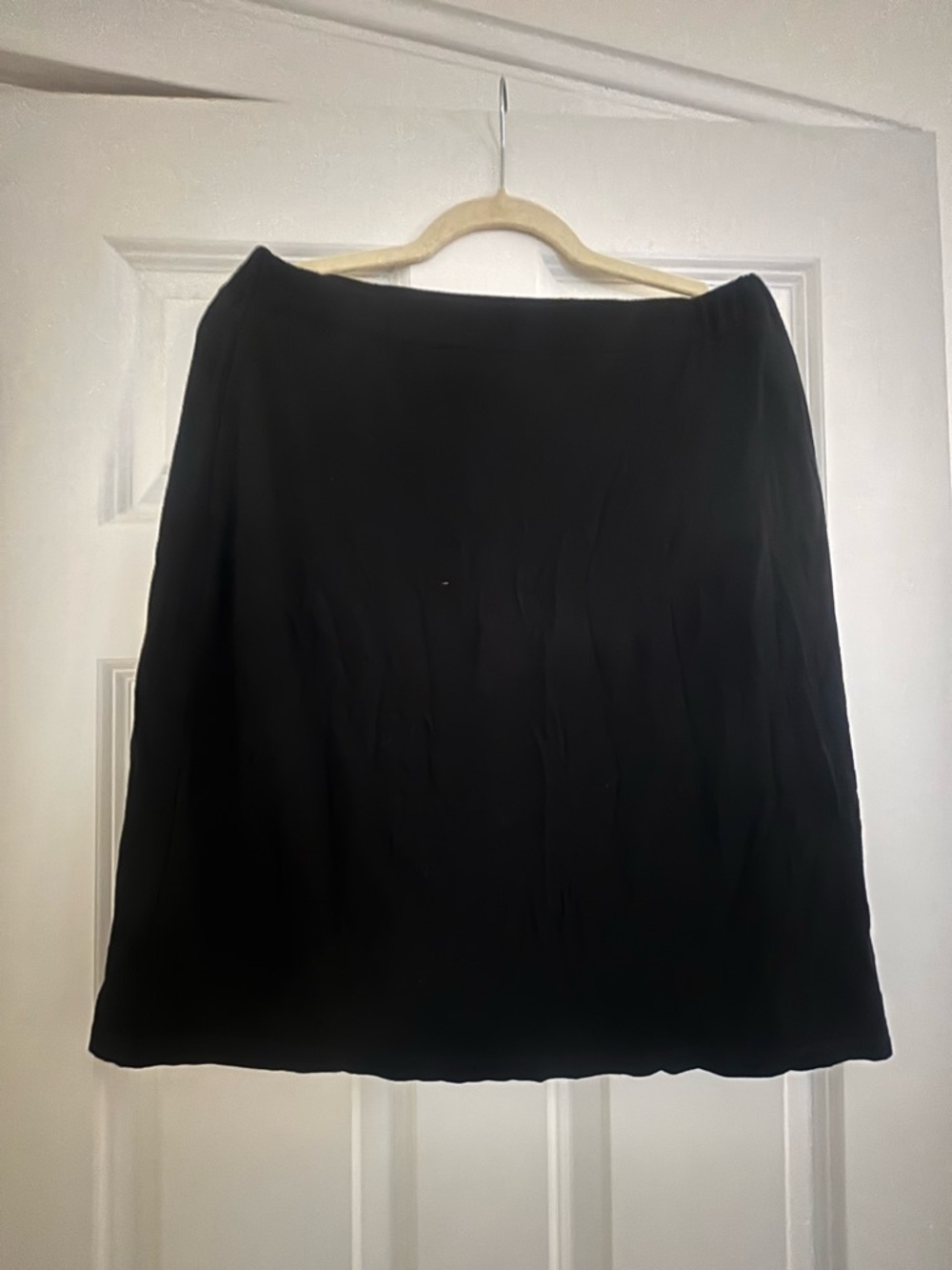 L.L. Bean Black A-Line Women's Skirt-Signature Collection